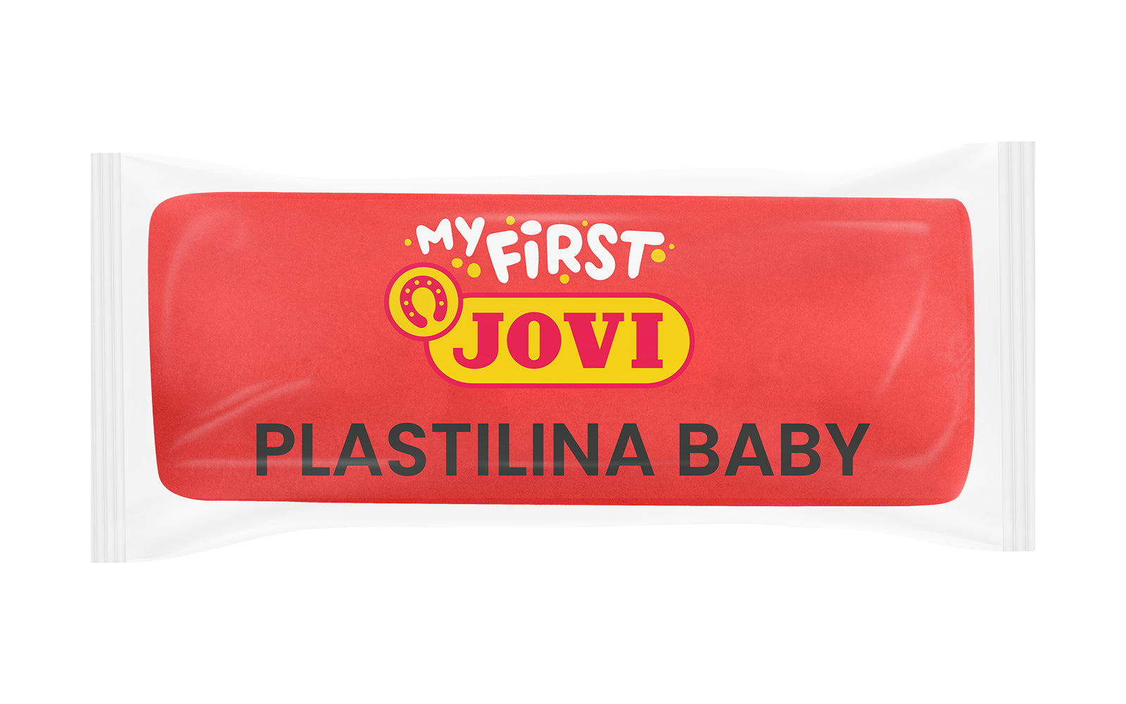 Mehki naravni plastelin Jovi My First 10 x 38 g rdeč v vedru