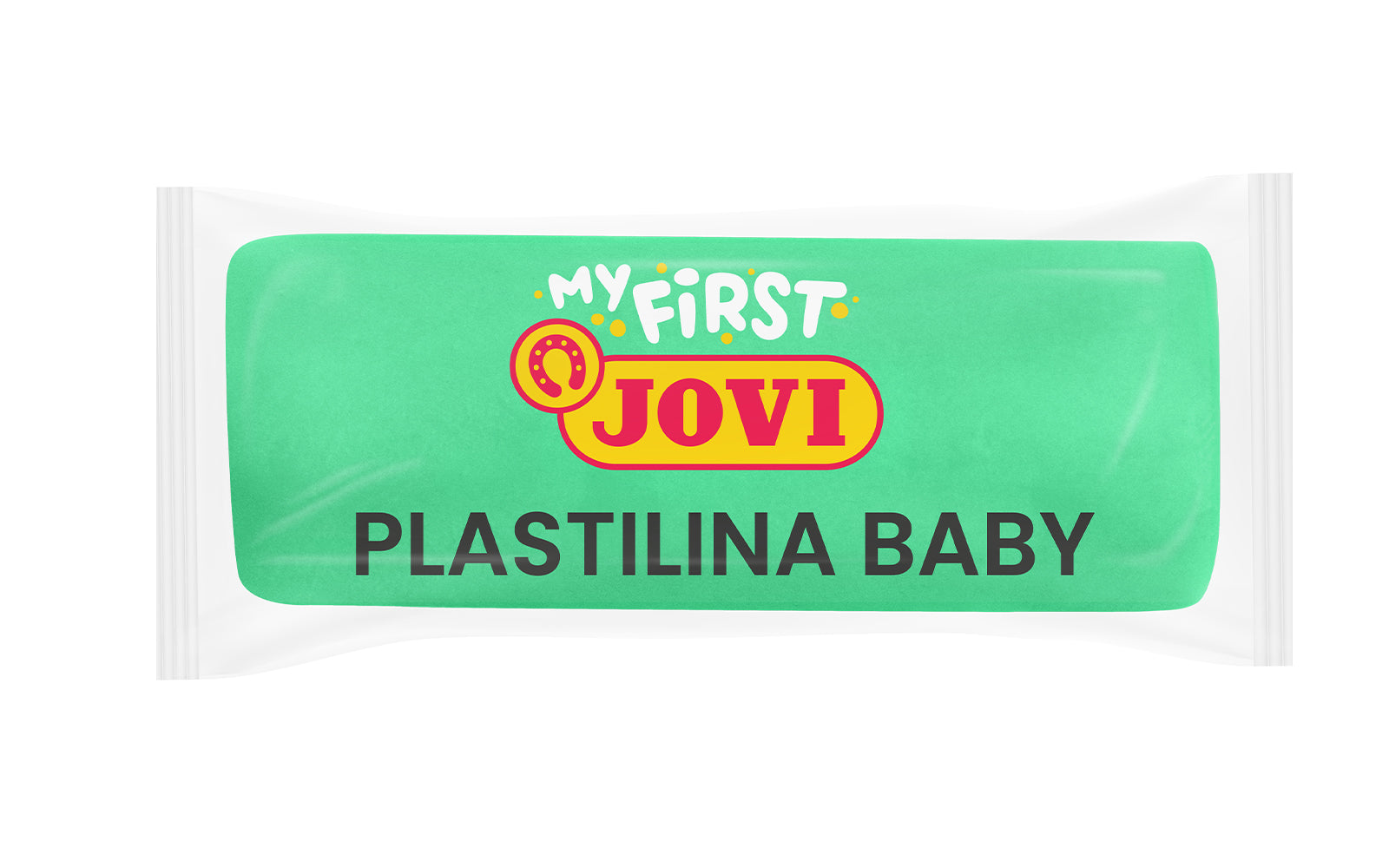 Mehki naravni plastelin JOVI My First 10 x 38 g zelen v vedru