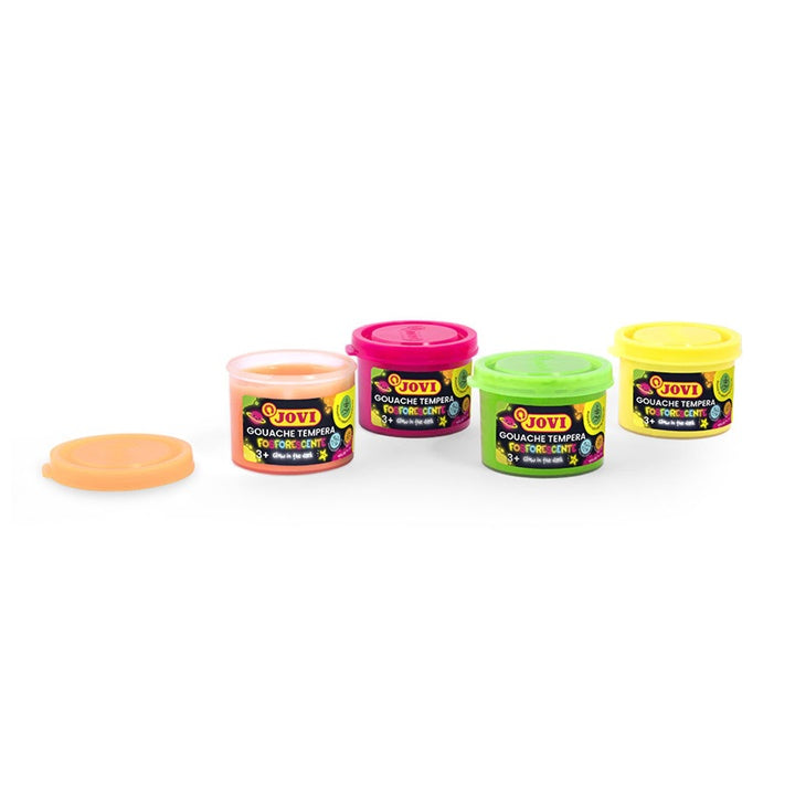 JOVI neonske tempera barve 4x35 ml – pogled 3