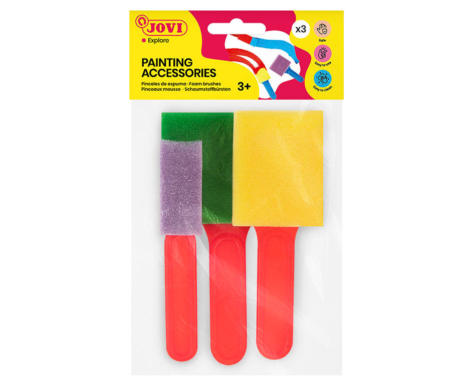 JOVI veliki penasti čopiči 3 kosi