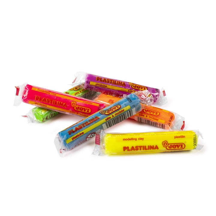JOVI Plastelin neonski odtenki 6 x 15 g – pogled 2