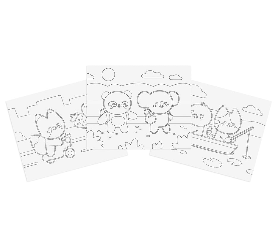 JOVI Play&Fun Kawaii set za slikanje s peskom – 12 kosov