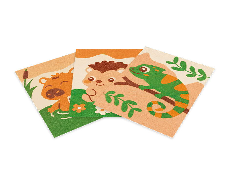 JOVI Play&Fun mini ustvarjalni set za slikanje s peskom – 9 delov