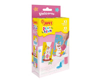 JOVI Play&Fun mini ustvarjalni set za slikanje s peskom – 9 delov – Samorogi