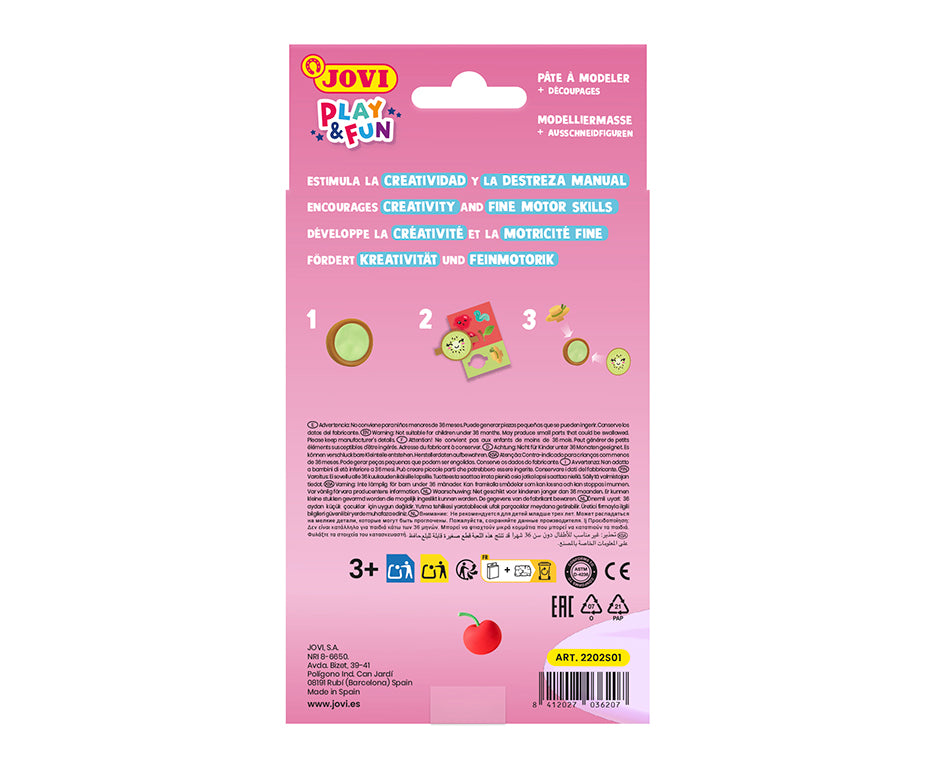 JOVI Play&Fun Mini set z naravnim plastelinom