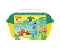 JOVI Play&Fun naravni plastelin v kovčku Jurassic – komplet s pripomočki