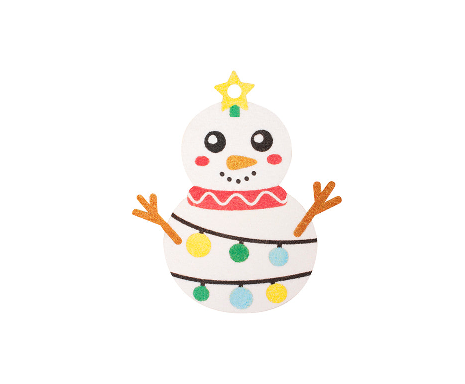 JOVI Play&Fun ustvarjalni set za slikanje s peskom Christmas Ornaments - 12 kos