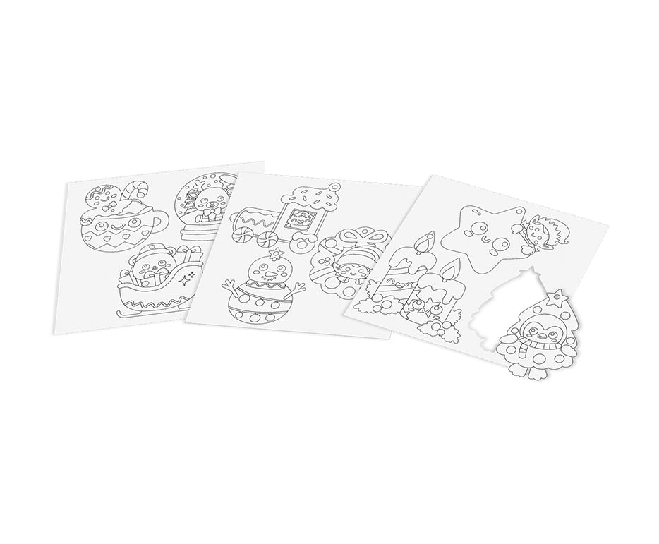 JOVI Play&Fun ustvarjalni set za slikanje s peskom Christmas Ornaments - 12 kos