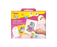 Set za slikanje s peskom JOVI Play&Fun Unicorns - 12 kosov