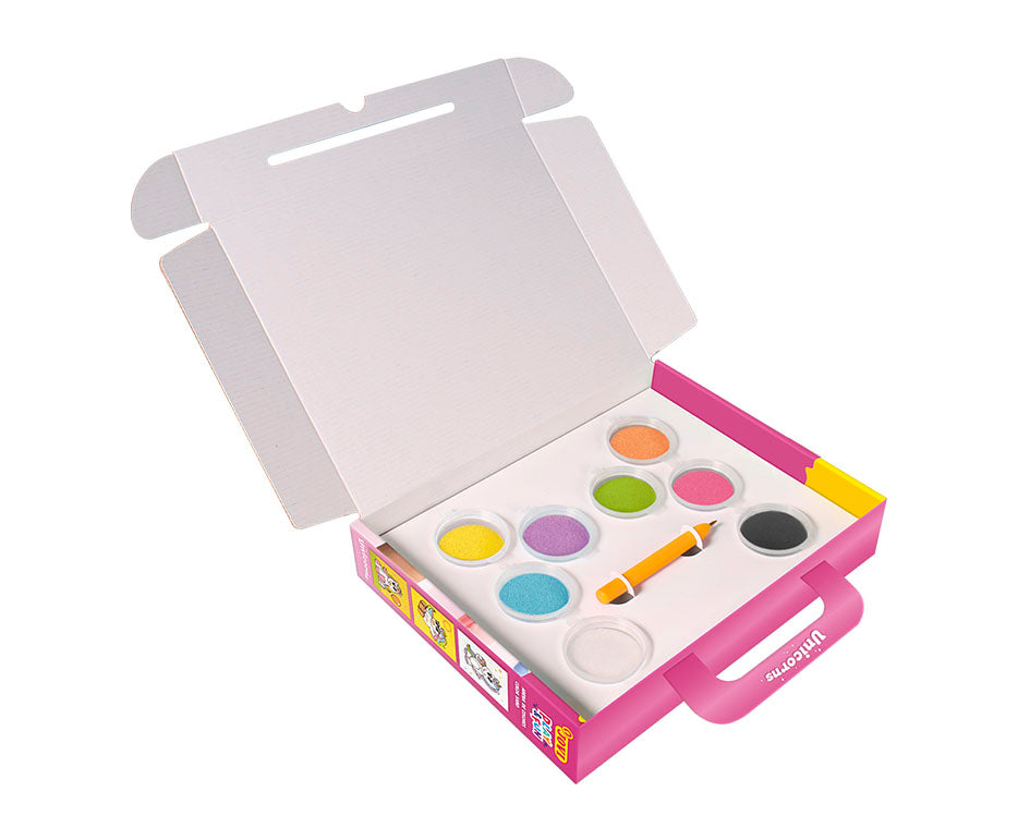Set za slikanje s peskom JOVI Play&Fun Unicorns - 12 kosov