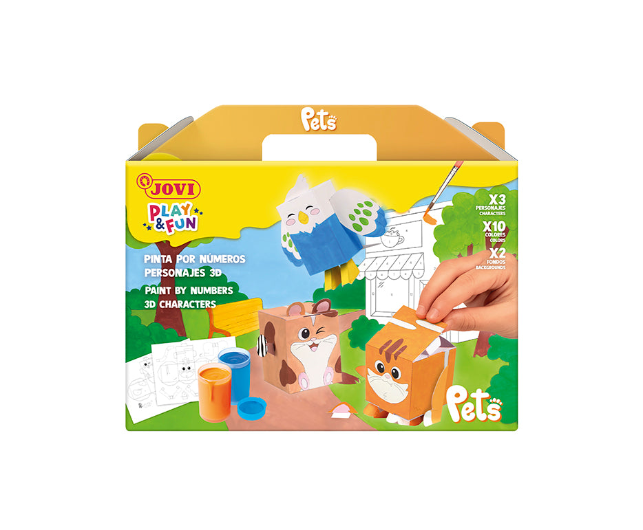 JOVI Play & Fun slikarski set z gvaš temperami, 17 kosov