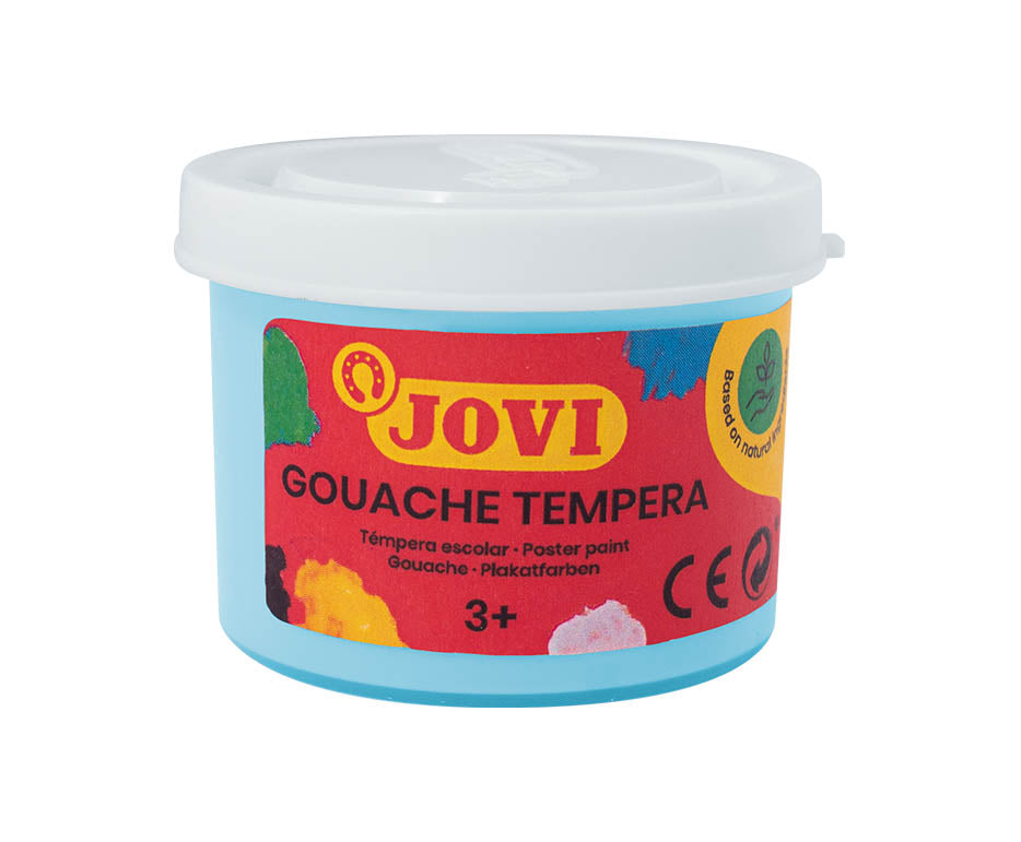 JOVI Premium pastelne tempera barve 6 x 35 ml s čopičem