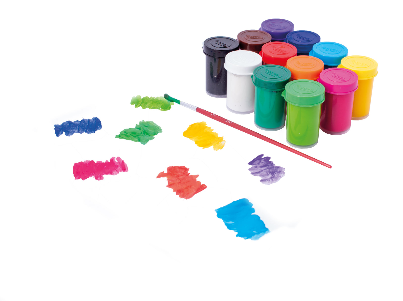 JOVI Premium tempera barve 12 x 15 ml s čopičem