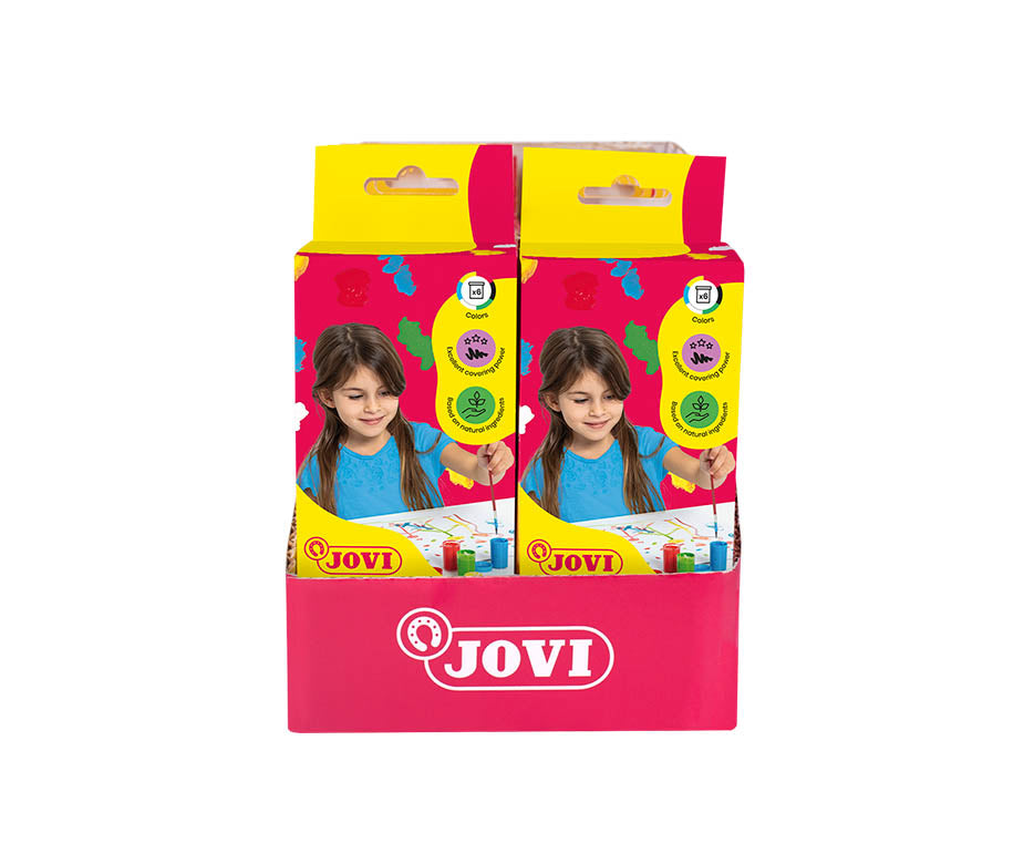 Temper barve JOVI Premium 6 x 15 ml s čopičem