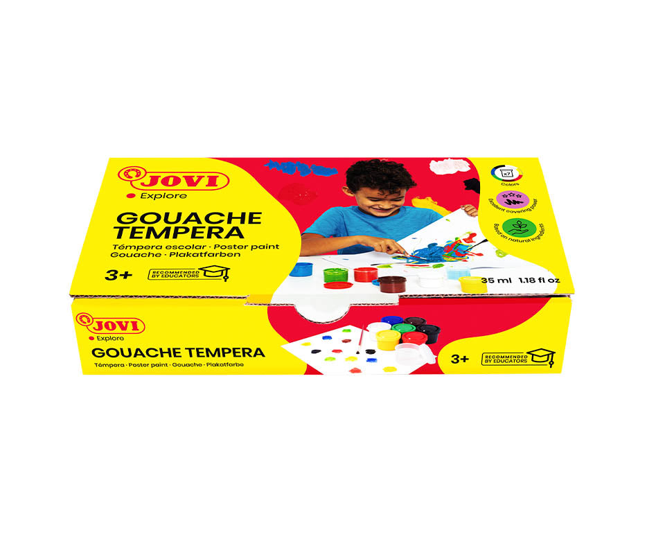 Temper barve JOVI Premium 7 x 35 ml s čopičem