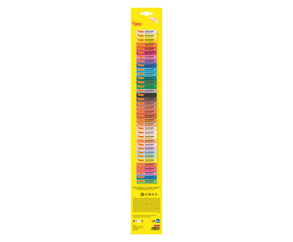 JOVI naravni plastelin 37 x 15 g valjčki