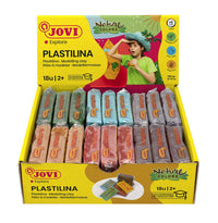 JOVI naravni plastelin naravni odtenki 18 x 50 g