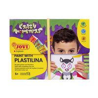JOVI set Crazy Monsters - slikanje s plastelinom