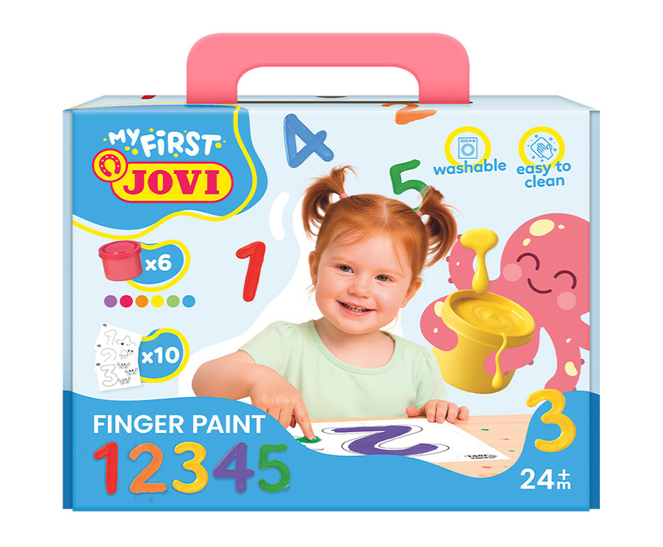 Jovi set prstnih barv My First prve številke – 11 kosov
