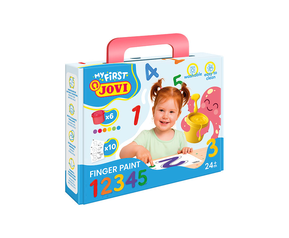 Jovi set prstnih barv My First prve številke – 11 kosov