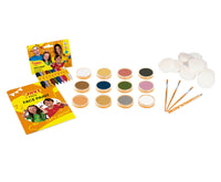 JOVI šolski set poslikav za obraz 12 x 8 ml s pripomočki