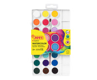 JOVI vodene barve 24 kos s čopičem (premer 22 mm)