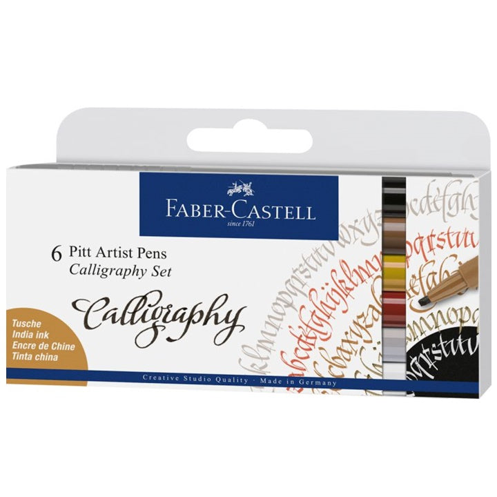 Kaligrafska peresa Faber-Castell Pitt - komplet 4 kosov — slika 1