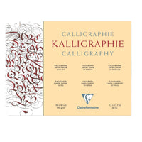 Kaligrafski blok CLAIREFONTAINE Ivory 130 g 25 listov – 24 x 30 cm