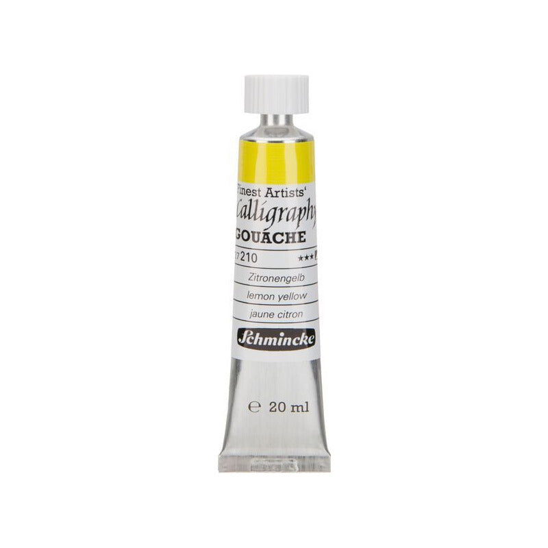 Kaligrafski gvaš Schmincke Calligraphy Gouache 20 ml – 210 Limonasto rumena
