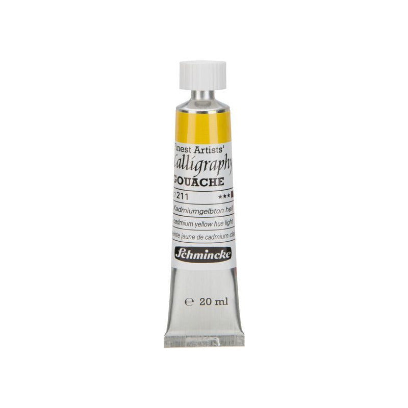 Kaligrafski gvaš Schmincke Calligraphy Gouache 20 ml – 211 Kadmijevo rumena svetla imitacija