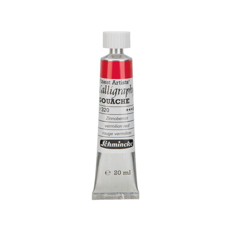 Kaligrafski gvaš Schmincke Calligraphy Gouache 20 ml – 320 Vermilion rdeča
