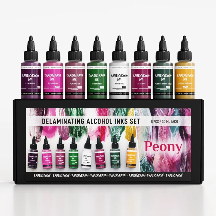 KAMENSKAYA 'Peony' Set črnil za razslojitev