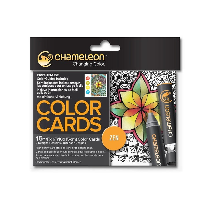 Kartice za barvanje Chameleon Zen - 16 kom