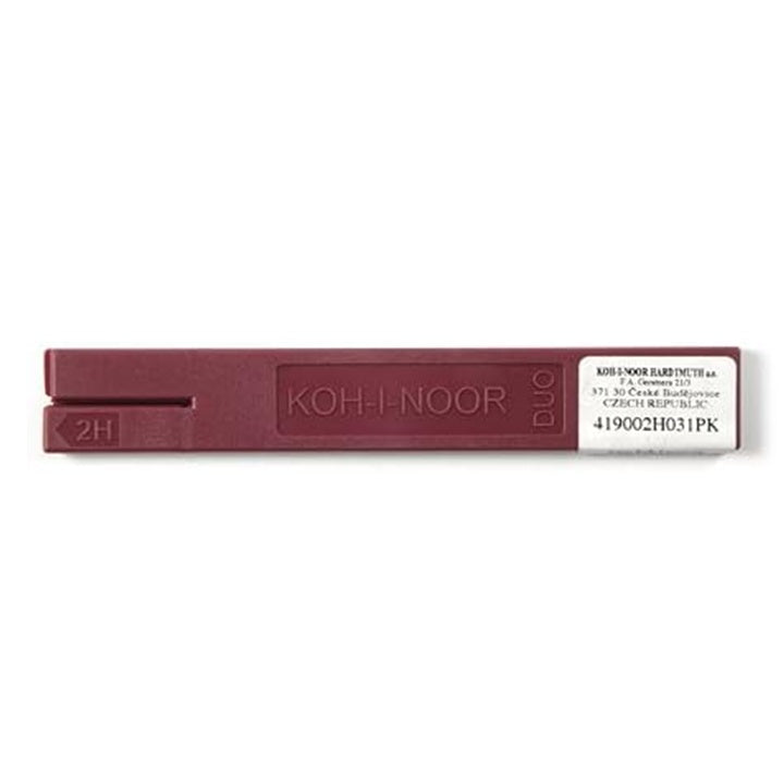 KOH-I-NOOR DUO grafitni svinčniki 2mm 2ks | Različne stopnje trdote