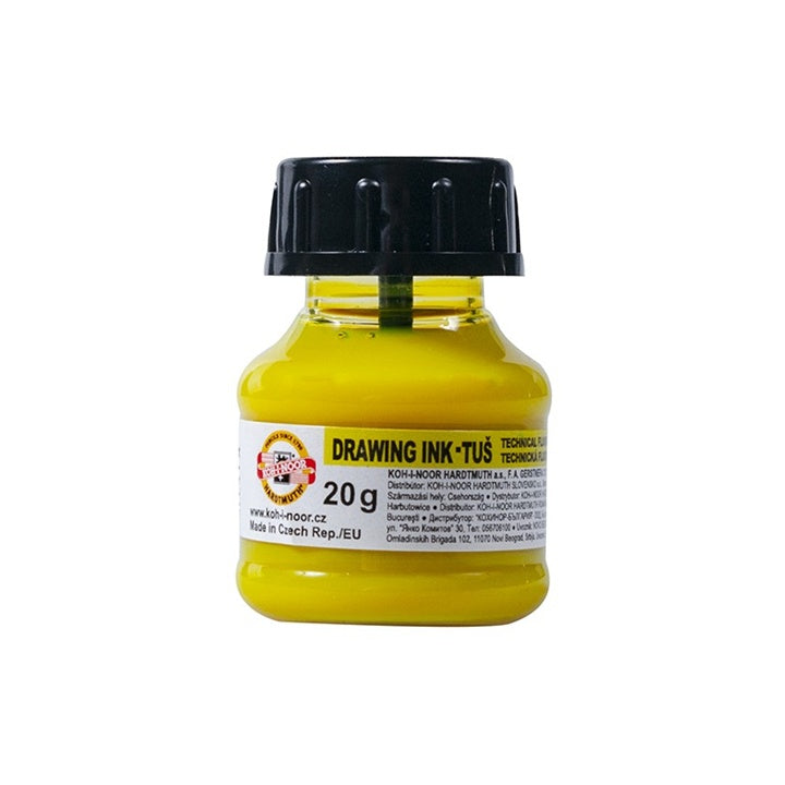 Koh-I-Noor Fluorescentno tehnično črnilo 20g | Različni odtenki – pogled 2