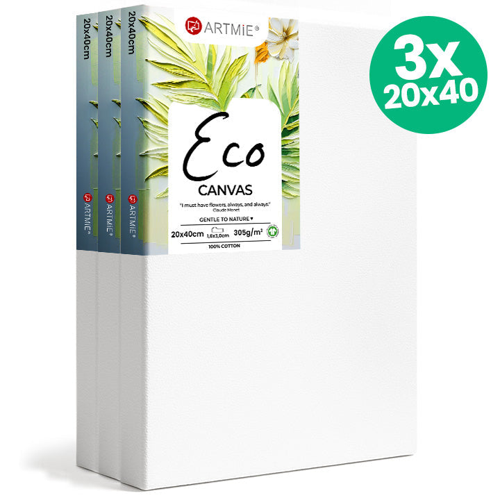 Komplet 3 slikarskih platen ECO 20x40 cm