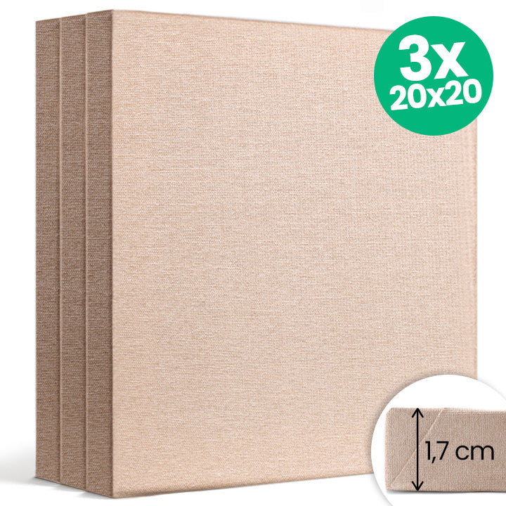 Komplet 3 slikarskih platen NATURE ECO