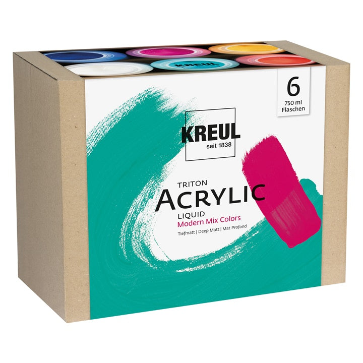 Komplet akrilnih barv KREUL Triton