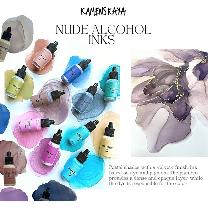Komplet alkoholnih črnil NUDE KAMENSKAYA 16 x 15 ml – pogled 3