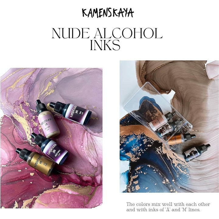 Komplet alkoholnih črnil NUDE KAMENSKAYA 16 x 15 ml – pogled 5
