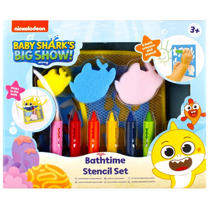 Komplet barvic Baby Sharks za kopel