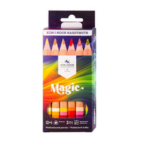 Komplet barvnih svinčnikov MAGIC Jumbo 12+1 FSC