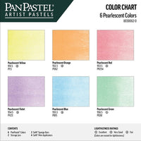 Komplet bisernih odtenkov PanPastel - zlati, 6 kosov – pogled 2