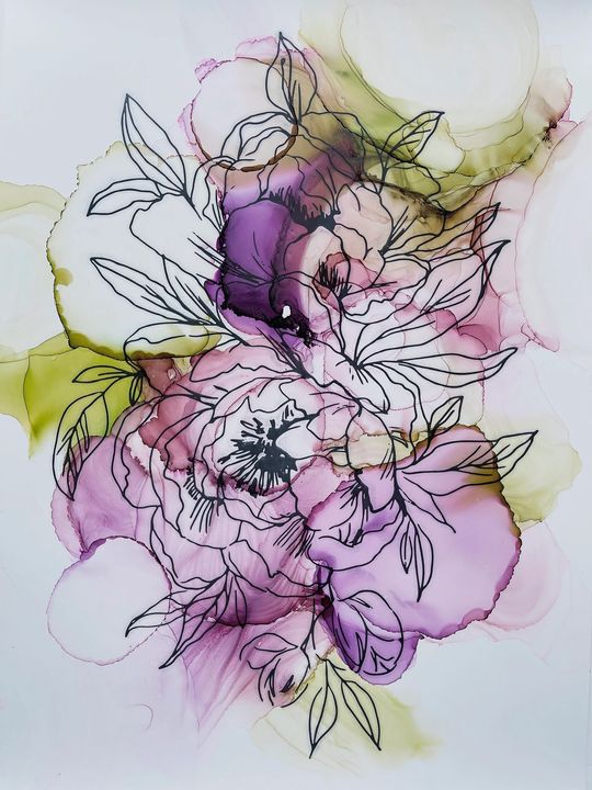 Komplet črnil KAMENSKAYA 'GIRLS AND FLOWERS' – pogled 4