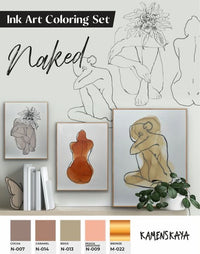 Komplet črnil KAMENSKAYA 'NAKED' – pogled 3