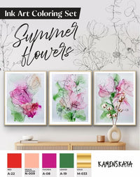 Komplet črnil KAMENSKAYA 'SUMMER FLOWERS' – pogled 3