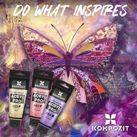 Komplet kovinskih akrilnih barv ACRYL PRO Kompozit 15x75 ml – pogled 7