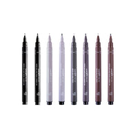Komplet markerjev UNI PIN fineliner Creative Strokes 8 kosov – pogled 2