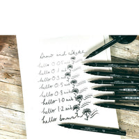 Komplet markerjev UNI PIN fineliner Draw and Sketch 8 kosov – pogled 3