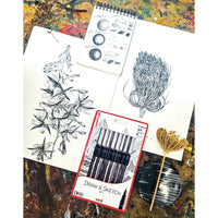 Komplet markerjev UNI PIN fineliner Draw and Sketch 8 kosov – pogled 4